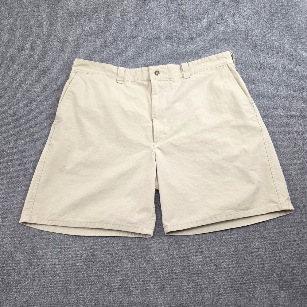 Vintage Filson Canvas Shorts Mens 36 Tan Khaki Made in USA Rugged Outdoor 90s